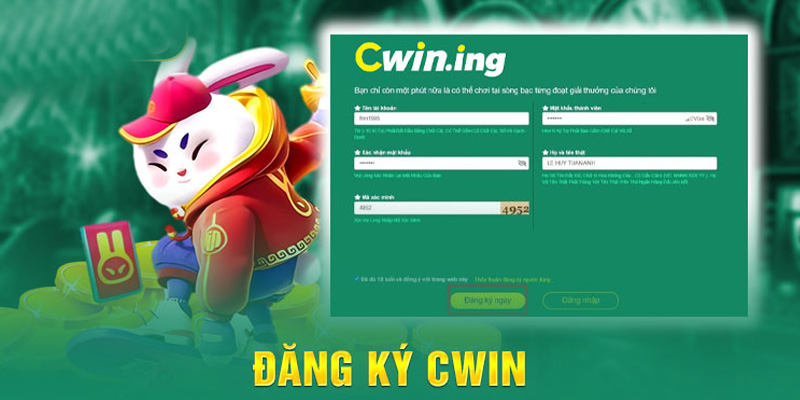 Đăng ký và cá cược tại Cwin dễ dàng